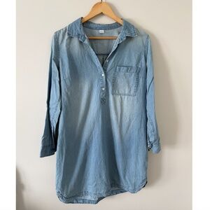 OLD NAVY | Soft Denim/ Chambray Dress (size medium)